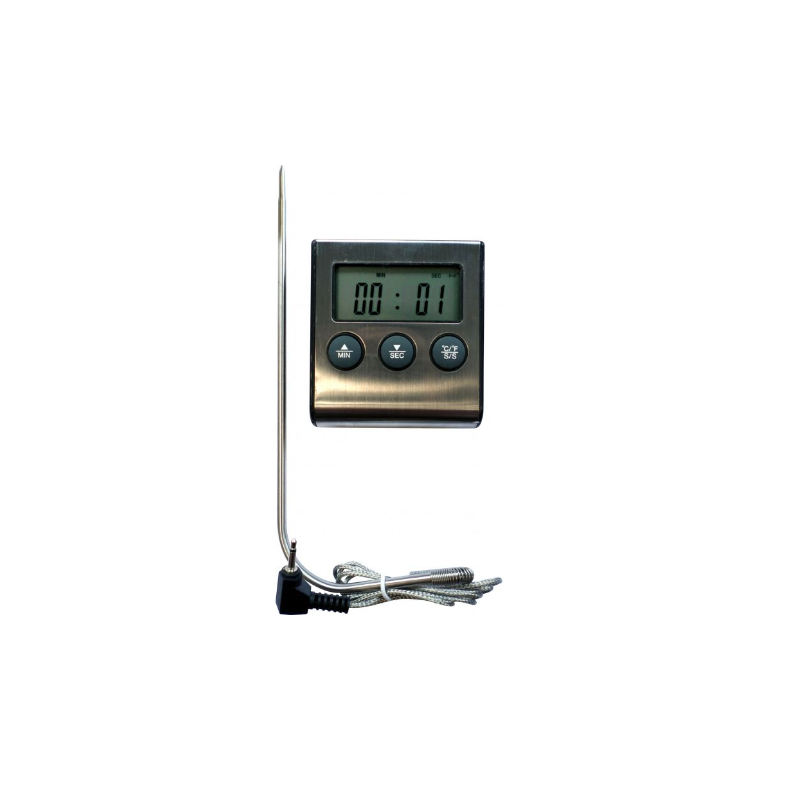 Minuteur et Thermomètre digital de four Alla France avec sonde inox