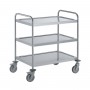 CHARIOT DE SERVICE SOUDE 3 PLATEAUX 800*530mm - TOURNUS