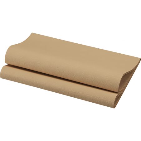 Serviette 40x40 cm - Brun naturel