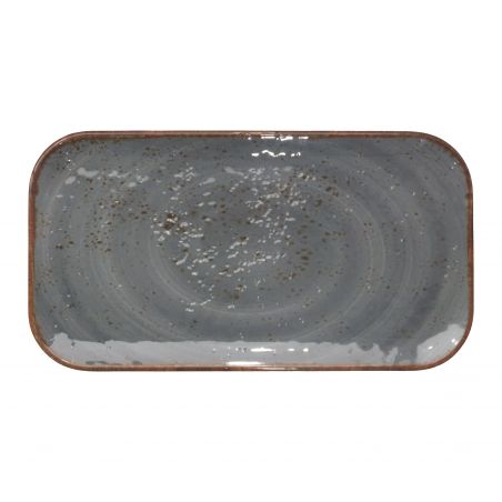 Assiette rectangulaire -Mélamine 32,5x17,5 cm- Salsa
