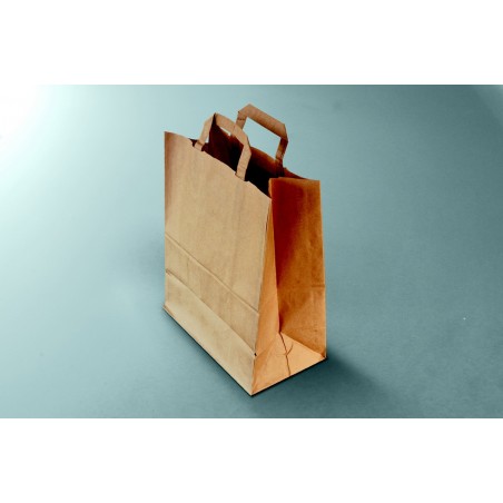 SAC CABAS KRAFT BRUN 26X14X32