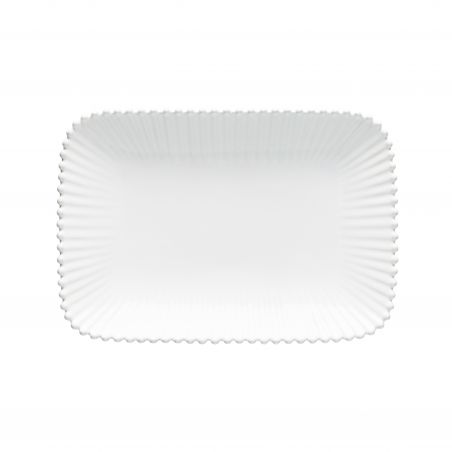 Assiette rectangulaire -Grès 30x21 cm- Pearl