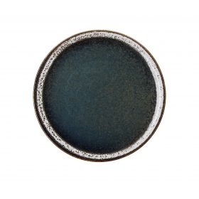 ASSIETTE PLATE CM 27 BLOOM BLUE AND BROWN E19507