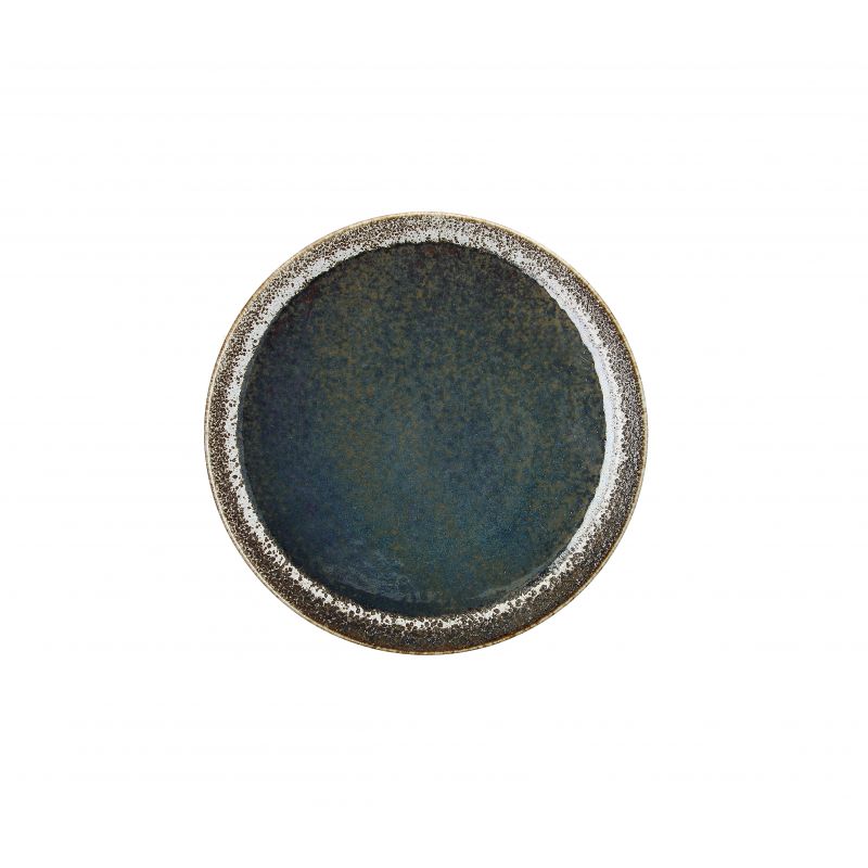 ASSIETTE DESSERT CM 21 BLOOM BLUE AND BROWN E19504 ASSIETTE DESSERT CM 21 BLOOM BLUE AND BROWN E19504