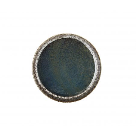 ASSIETTE DESSERT CM 21 BLOOM BLUE AND BROWN E19504