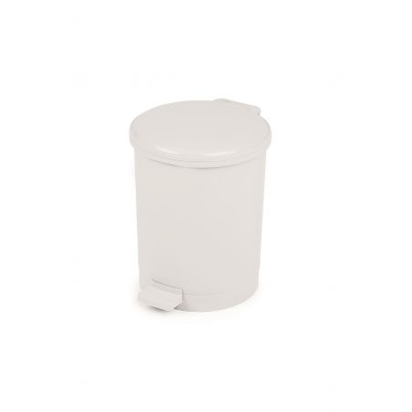 Poubelle à pédale 12 L ø34x27 cm - Plastique