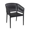 FAUTEUIL PORTOFINO BLACK E17876