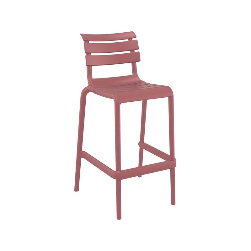 TABOURET HELEN BAR 75 MARSALA E17872