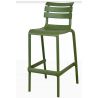 TABOURET HELEN BAR 75 OLIVE GREEN E17871