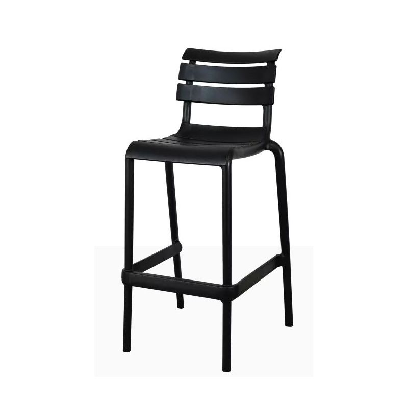 TABOURET HELEN BAR 75 BLACK E17869