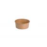 Boîte à salade 780 ml - ø15x6,1 cm - Kraft brun