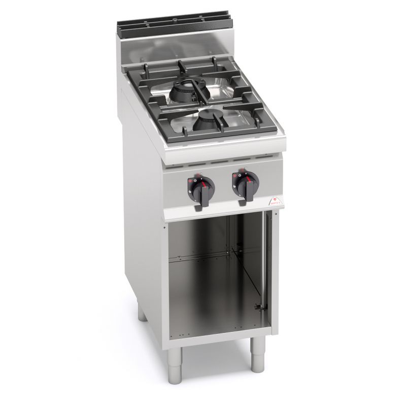 Fourneau 2 feux sur placard - Gaz400x700x900mm