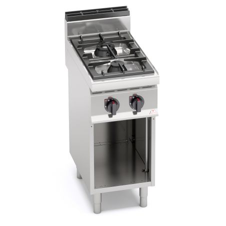 Fourneau 2 feux sur placard - Gaz400x700x900mm