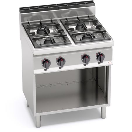 Fourneau 4 feux sur placard - Gaz800x700x900mm