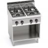 Fourneau 4 feux sur placard - Gaz800x700x900mm