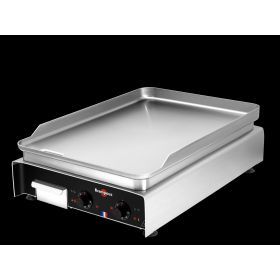 PLANCHA ELECTRIQUE CONFORT INOX PROFONDEUR - DOUBLE MONO E25549