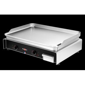 PLANCHA ELECTRIQUE CONFORT INOX LARGEUR - DOUBLE MONO E25548