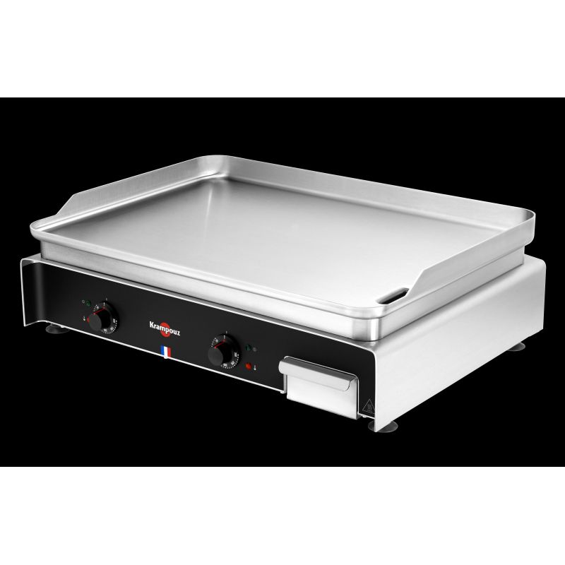 PLANCHA ELECTRIQUE CONFORT INOX LARGEUR - DOUBLE MONO E25548