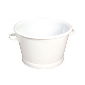 BAQUET ROND FOND RENFORCE 50L BLANC 981076