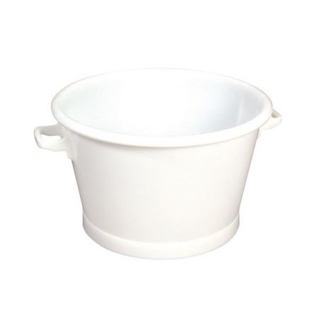 BAQUET ROND FOND RENFORCE 50L BLANC 981076