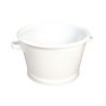 BAQUET ROND FOND RENFORCE 50L BLANC 981076