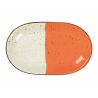Assiette ovale - Porcelaine 32x20 cm - H‚lios