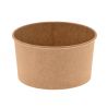 Boîte à salade 960 ml - ø15x7,9 cm - Kraft brun
