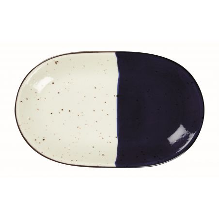 Assiette ovale - Porcelaine 32x20 cm - Pos‚idon