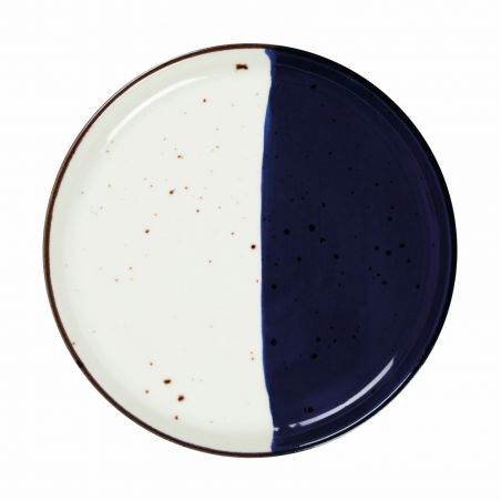 Assiette bord droit - Porcelaine› 21 cm - Pos‚idon