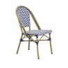 CHAISE BALI BLEU ET BLANCHE E17081