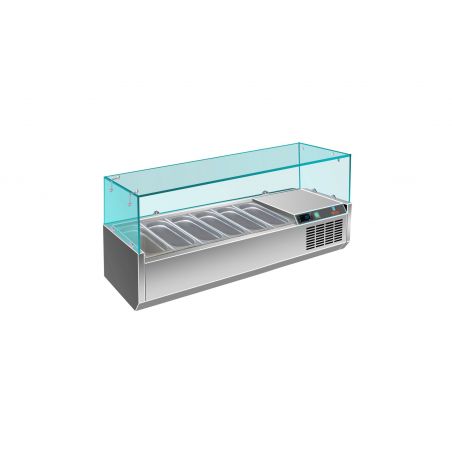 VITRINE 6 BACS GN 1/3 E17196