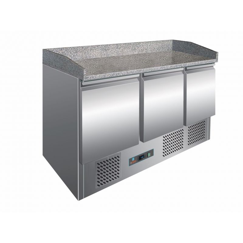 MEUBLE PIZZA COMPTACT 3 PORTES GRANIT E17194