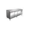 TABLE PATISSERIE 3 PORTES 600X400 DESSUS INOX E17166