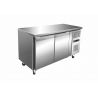 TABLE PATISSERIE 2 PORTES 600X400 DESSUS INOX E17165