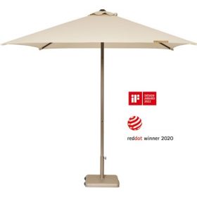 PARASOL EOLO TAUPE TOILE TAUPE 3X3 11986