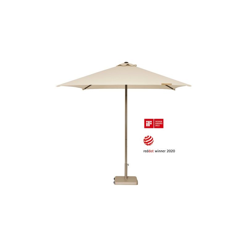 PARASOL EOLO TAUPE TOILE TAUPE 3X3 11986
