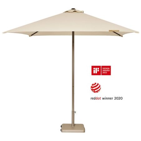 PARASOL EOLO TAUPE TOILE TAUPE 3X3 11986