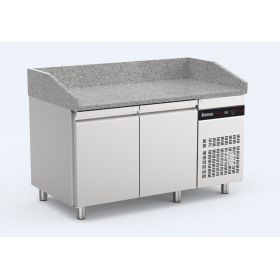 REFRIGERATEUR DE COMPTOIR DE 80 CM POUR PLAQUE 60X40 AVEC 2 PTES ET GRANITE E24171