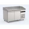 REFRIGERATEUR DE COMPTOIR DE 80 CM POUR PLAQUE 60X40 AVEC 2 PTES ET GRANITE E24171