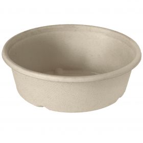 Bagasse bol droit 900 ml - 19,4x19,4x5,3 cm