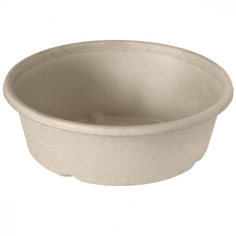 Bagasse bol droit 900 ml - 19,4x19,4x5,3 cm Bagasse bol droit 900 ml - 19,4x19,4x5,3 cm