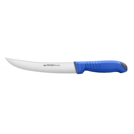 COUTEAU A PARER LAME COURBE 22 CM BLEU - LA PIECE B43030