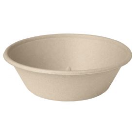Bagasse bol évasé 1000 ml - 19,4x19,4x6 cm