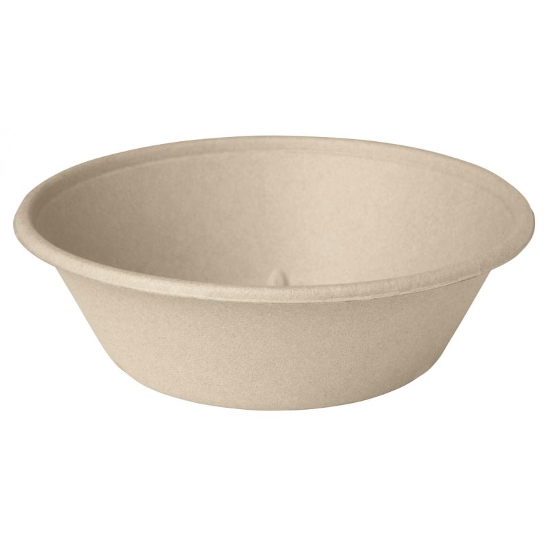 Bagasse bol évasé 1000 ml - 19,4x19,4x6 cm Bagasse bol évasé 1000 ml - 19,4x19,4x6 cm