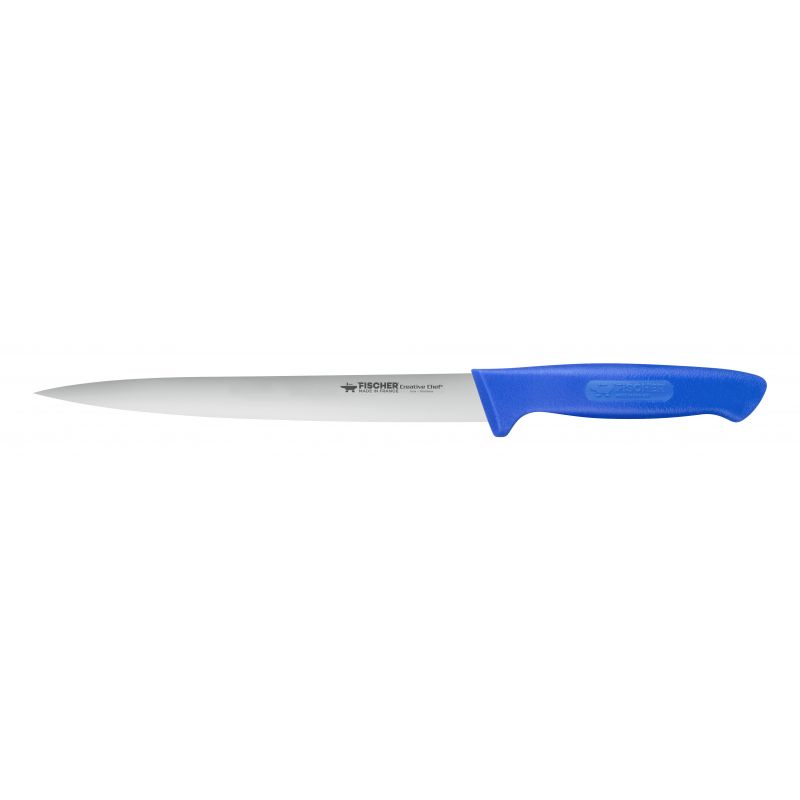 FILET DE SOLE 20 CM MANCHE PLASTIQUE BLEU B42868