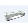 VITRINE REFRIGEREE GN 1/3. 200 X 40. DESSUS EN VERRE E24174