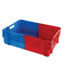 BAC PLEIN EMPILABLE EMBOITABLE 600 X 400 X 184 MM BICOLORE 34 L – B56958