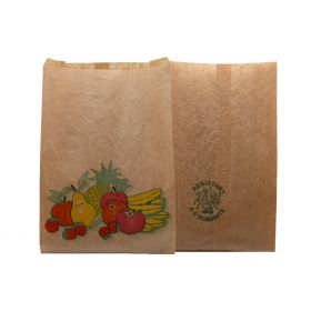 SACS FRUITS & LEGUMES - GARDER LA PECHE // 2 KGRS - 200X(35+35) B04660
