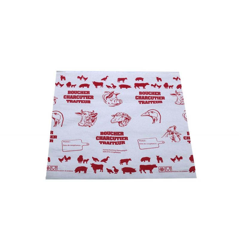 POCHETTE PAPIER BOUCHERIE FERMETURE ADHESIVE 250X250/1000 150977 POCHETTE PAPIER BOUCHERIE FERMETURE ADHESIVE 250X250/1000 150977