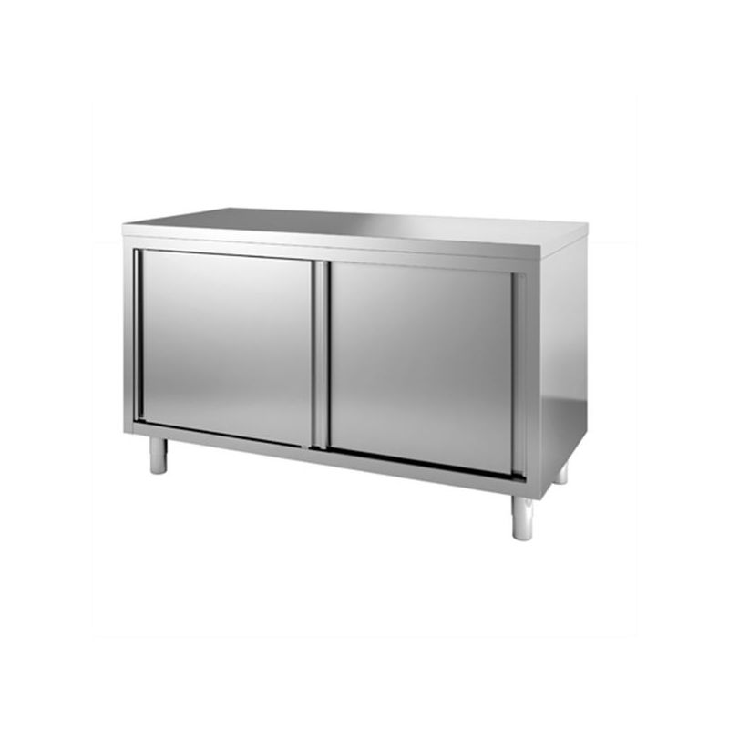 MEUBLE BAS CENTRAL 1000X700X850 P/ COULISSANTES AISI 430/304 B63359